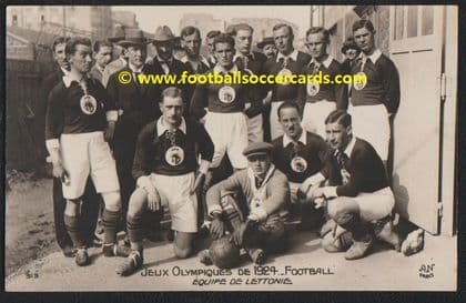 1924 A&N Paris Olympics card of Latvia 313