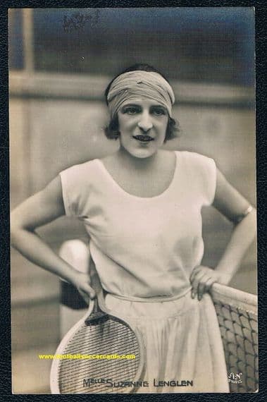 1924 A&N Suzanne Lenglen ROOKIE CARD Women's Grand Slam singles champ & OG Gold Medal