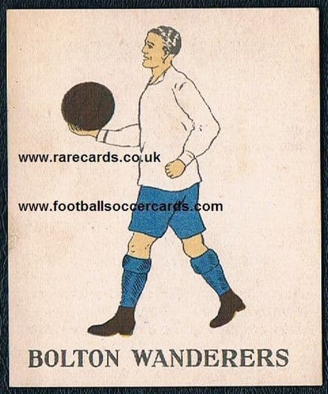 1924 Bolton Wanderers Battock's card