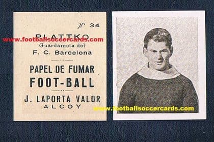 1924 Ferenc Platkko LEGEND, 1st ever La Liga title was won by him. Barca & much more! 400 on Ebay!