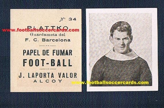 1924 Ferenc Platkko LEGEND, 1st ever La Liga title was won by him. Barca & much more! 400 on Ebay!