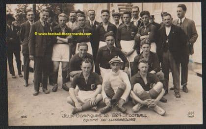 1924 Olympic Games A&N soccer cards x 4, Latvia, Luxemburg, Estonia & Lithuania - SOLD £800