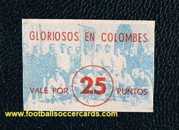 1924 Uruguay Gold Andrade Nasazzi Cea Olympic Games soccer winners in France team small card