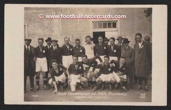1924 Walter Dietrich (9 Champions medals!) Switzerland A&N  Olympic Games card Eintracht Frankfurt