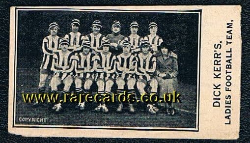 1925 Barratt & Co Dick Kerr's Ladies - THE ONLY KNOWN GLOSSY VERSION in WORLD!