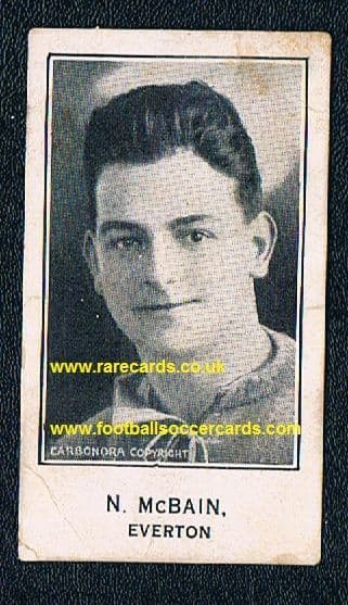 1925 Everton Neil McBain Watford Man U