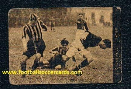 1926 Casartelli & Bellini of Inter prob v Torino rare early Italian trade card