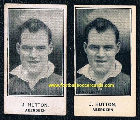 1926 GLOSSY Hutton Aberdeen Barratt's Xmas Boxes