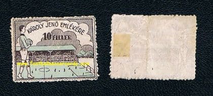 1926 Károly Jenő rookie card Budapest Hungary Juventus coach original remembrance artifact