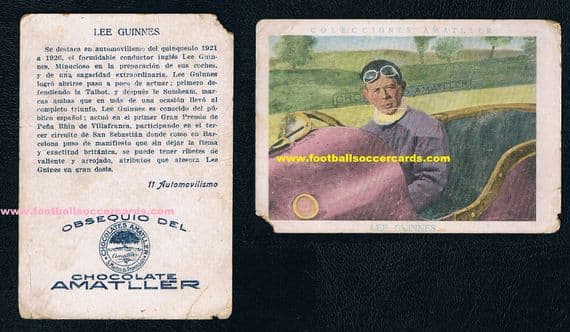 1926 Kenelm Lee Guinness fastest man on earth F1 Sunbeam Grand prix driver Amatller