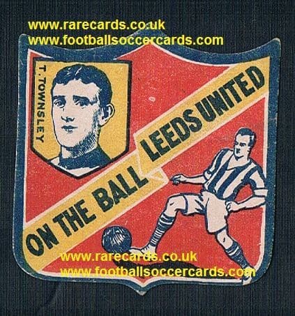 1926 Tom Townsley Falkirk Scotland Leeds United shield-card Boys Magazine