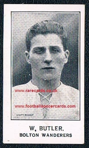 1926 W Billy Butler Barratt Bolton