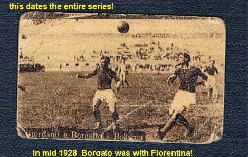 1927 Alberto Giordani & Giovanni Borgato BOLOGNA Italian League Champion - DATES ENTIRE SERIES!