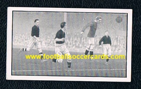 1928 -30 Teasdale football action Aston Villa 's Cook & Dorrell versus Pompey