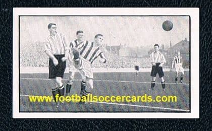 1928 -30 Teasdale football action Southampton's Rawlings v Leeds United Hart & Townsley