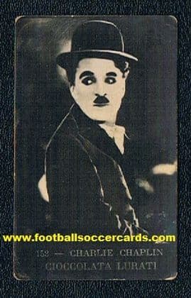 1928 Charlie Chaplin Luratti chocolates 152 card from Italy