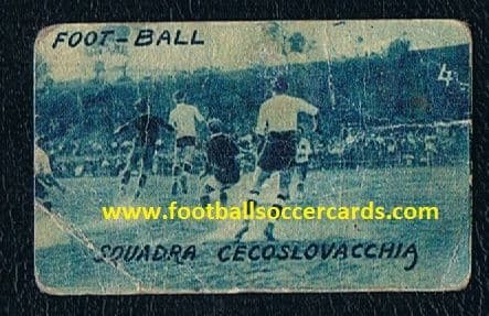 1928 Czechia Czechoslavakia on an Italian trade card