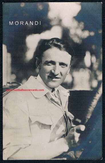 1928 Giuseppe Morandi F1 driver winner 1000 Miles race 1927, 2nd to Benoist Falci rare pc
