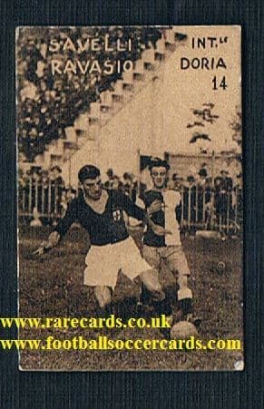 1928 INTER Alessandro Savelli v SAMPDORIA Ravasio