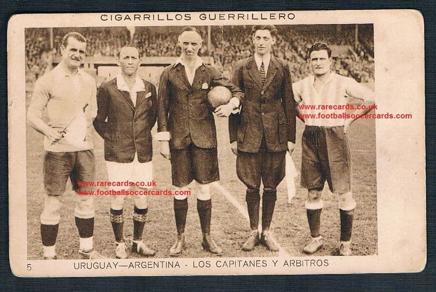 1928 José Nasazzi and Argentina's Luis Monti 1928 Olympic Gold winners Uruguay - C.G. VERSION