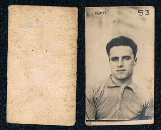 1928 Leopoldo Conti INTER card Olympics 1924 Int'l Cup 1930 winner RARE CARD! Salvi? Dated by Zaini!