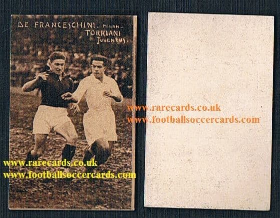 1928 Milan v Juventus de Franceschini