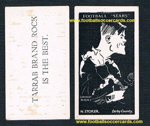 1928 N. Storer Derby County Barratt Football Stars