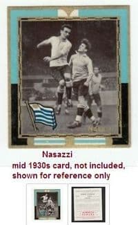 1928 Nasazzi & Andrade Uruguay v Orsi for Argentina in the final - Uruguay won