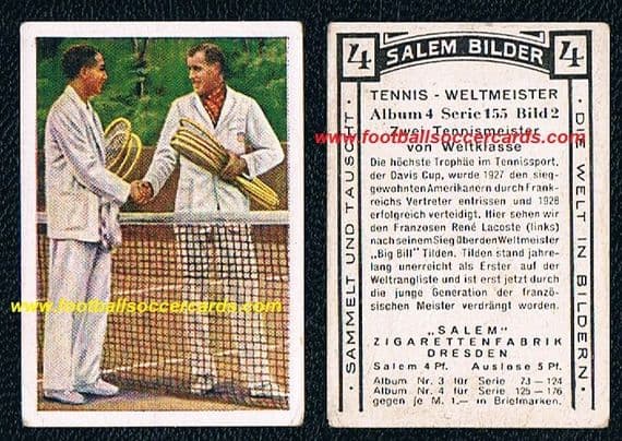 1929 Rene LeCoste & Bill Tilden Salem Bilder 4 tennis masters Die Welt in Bildern, about "good"