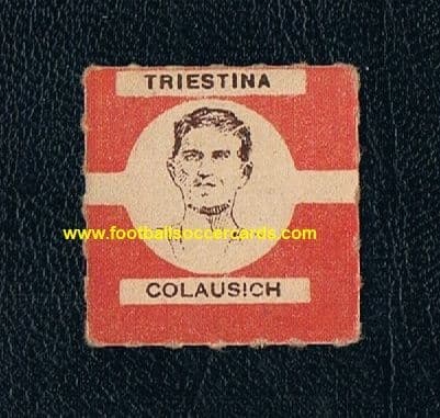 1930 -31 Gino Colaussi rookie card WORLD CUP 1938 WINNING GOALSCORER