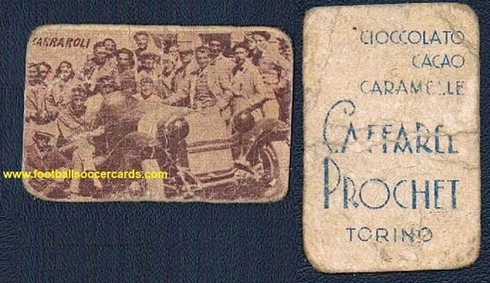1930 CAFFAREL PROCHET Guglielmo Carraroli early F1 Motor Racer Alfa Romeo rare card  LOW PRICE