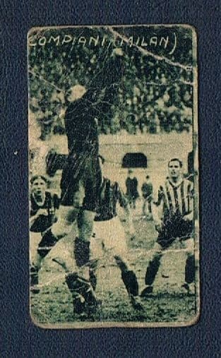 1930 card of Dario Compiani AC Milan goalie throughout the 1920s-30s ECONOMY BUY