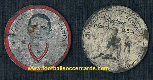 1930 Giovanni Vecchina PADOVA & Antonio Blasevich INTER 1930 DEA pog