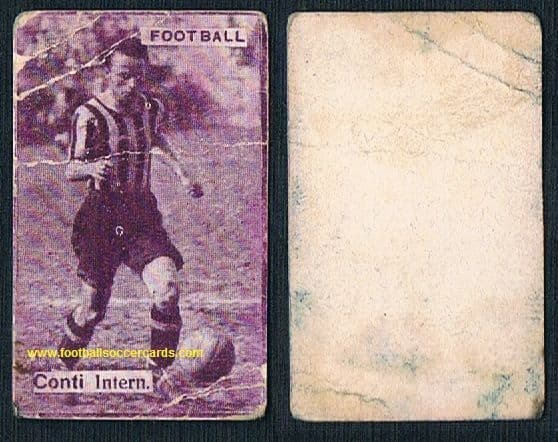1930 Leopoldo Conti INTER card from Italy, low price creased