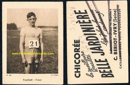 1930 Louis Finot for PUC Paris Uni athletics pre 1930 when he joined CAP with Lucien Laurent