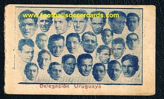 1930 Nasazzi, Andrade and the Uruguay team for WC30