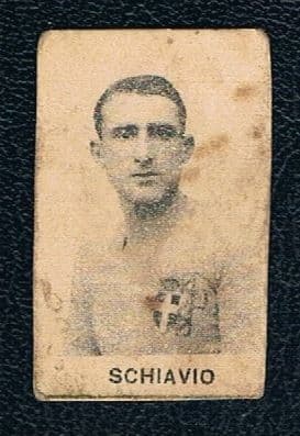 1930's Schiavio Vicentini Thiene series but brandless-back, rare trade card from Italy. Bologna WC34