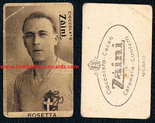1930 s Virginio Rosetta Italy captain WC34 Crown of Italy medal, over 50 caps Zaini