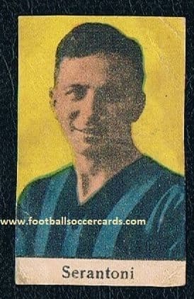 1930 's WC38-final player & winner Pietro Serantoni on a Gnocchi Ink card