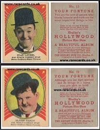 1930 Shelby Gum pair Laurel & Hardy