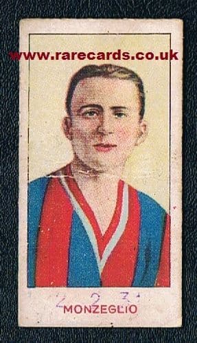 1930 stunning Monzeglio weight card x2 World Cup Winner WC34 WC38. Grasso weighing machine - creased