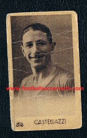 1930s Armando Castellazzi, MERA & LONGHI a 1934 WORLD CUP WINNER
