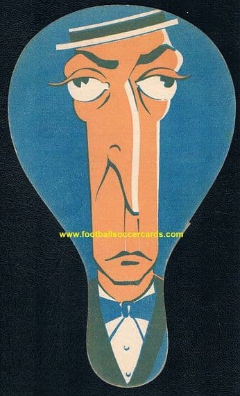 1930s Buster Keaton Spanish fan-trade card by Vicenta Domingo
