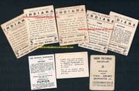 1930s Jean Donat Dupont Indiana Sport gum cards swimming Godard Taris Lepage