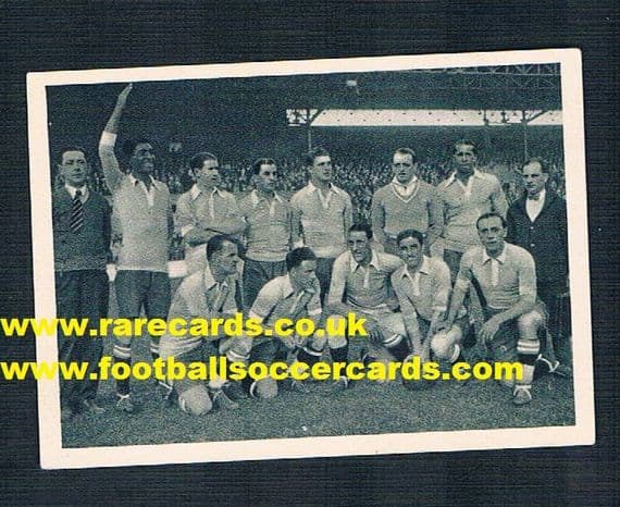 1930s Muratti card from Germany of Olympic 1928 winners Uruguay Andrade Jose Nasazzi