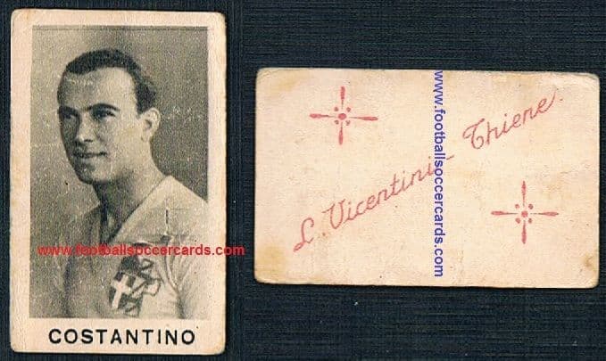 1930s Raffaele Costantino Roma Italy exceedingly rare Vicentini Thiene card