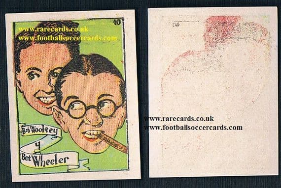 1930s Spanish Wheeler & Woolsey card