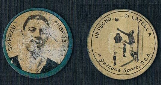 1931 Bonifacio Smerzi INTER defender DEA pog & Latella of Siena LOW PRICE