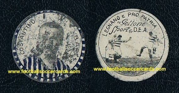 1931 DEA Raffaele Costantino rookie, Bari ( AS Roma ) Italia, Pro Patria Legnano