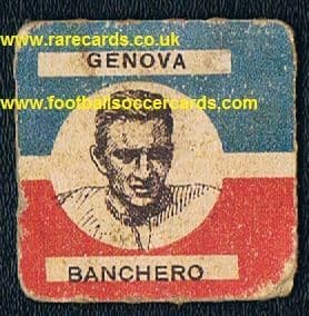 1931 Elvio Banchero a 1928 Olympics bronze medallist & top goalscorer for Alessandria & HOF Genoa !
